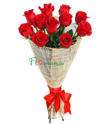 Букет из 11 красных роз